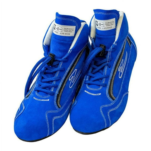 Zamp RS00100410 ZR-30 Driving Shoes - Mid-Top - SFI 3.3/5 - Blue - Size 10