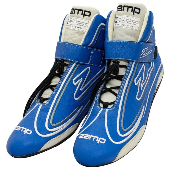Zamp RS003C0413 ZR-50 Driving Shoes - Mid-Top - SFI 3.3/5 - Blue - Size 13