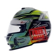 thumbnail image 1 of Zamp RZ-42 Snell SA2015 Helmet Graphic Green/Silver Medium H743C39M, 1 of 4