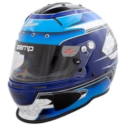 Zamp RZ-70E Switch SA2020 Helmet, Blue/Lt. Blue Graphic, 2X-Large