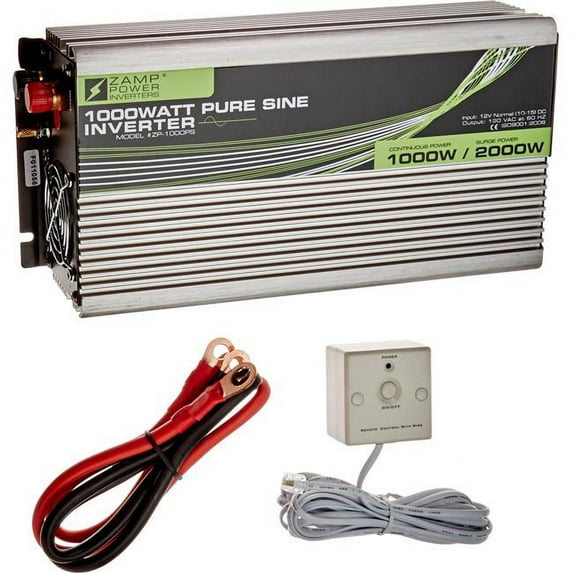 Zamp Solar ZP1000PS 1000 watts Pure Sine Inverter