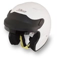 thumbnail image 1 of Zamp ZAMH752001M SA2015 JA-3 Open Face Helmet, White - Medium, 1 of 2