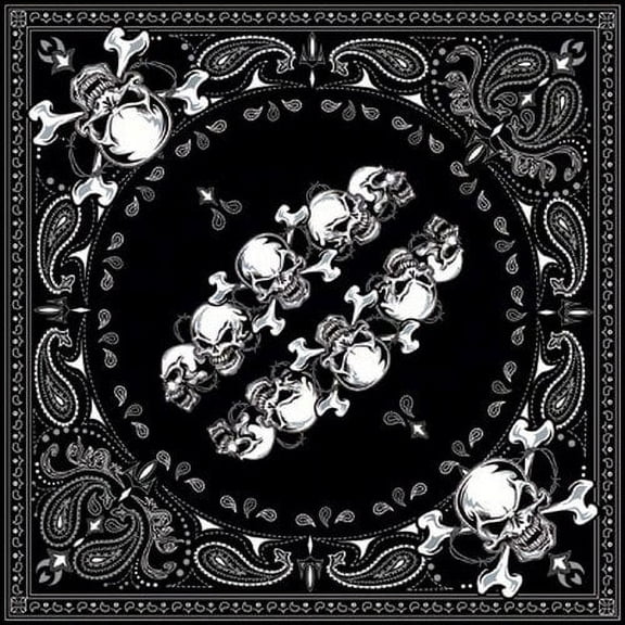 Zan Headgear Deluxe Bandana Skull Row