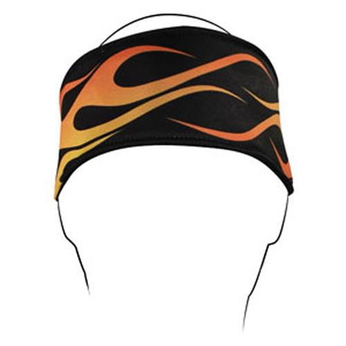 Zan Headgear Flydanna Headband Flames (OSFM, Black Flames)