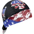 thumbnail image 1 of Zan Headgear Flydanna Headwrap Vintage Patriot (OSFM, Black Vintage Patriot), 1 of 1