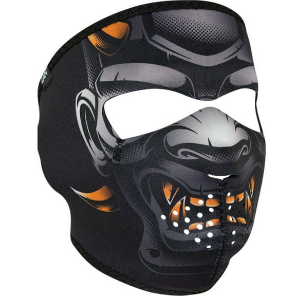 Zan Headgear Full Face Neoprene Facemask Horned Demon