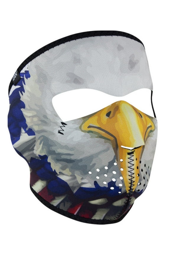 Zan Headgear Full Face Neoprene Facemask USA Eagle