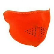 Cold Weather Headwear WNFM142H Half Mask, Neoprene, High-Visibility Orange