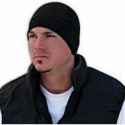 Zan Headgear Windproof Helmet Liner One Size Fits Most, Black