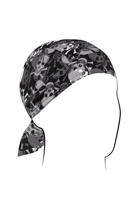 Zan Headgear Micro-Mesh Polyester Flydanna Headwrap All Over Skull