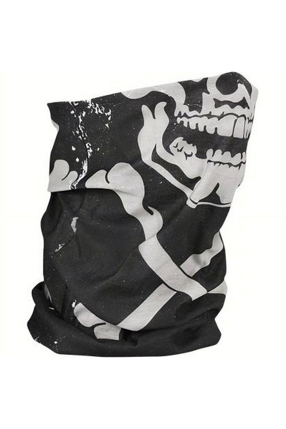 Zan Headgear Motley Tube Poly Skull X Bones One Size