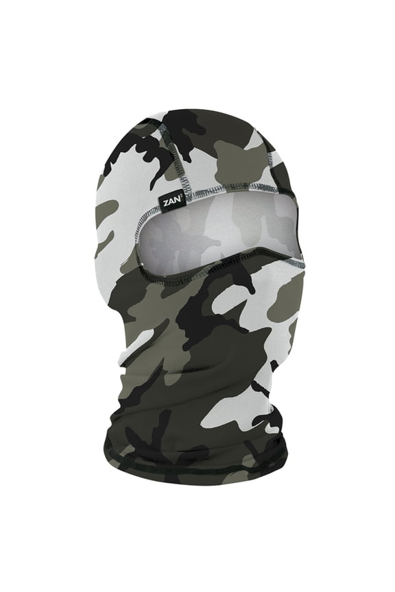 Zan Headgear Polyester Balaclava Urban Camo (OSFM, Green Urban Camo)
