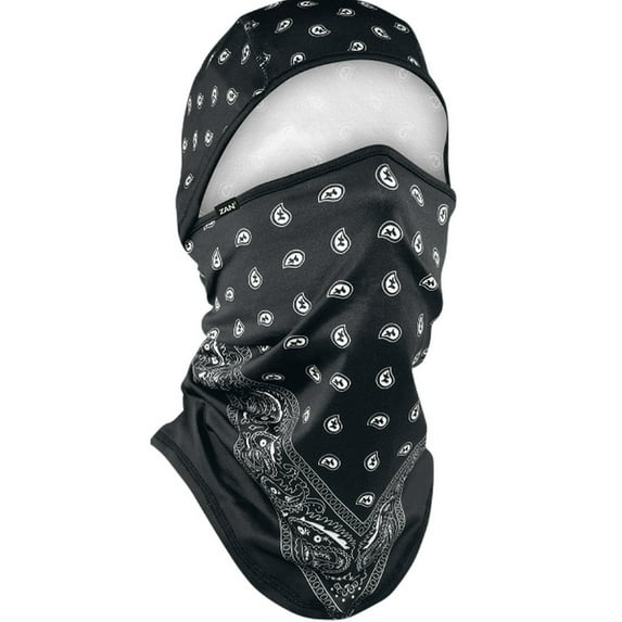 Zan Headgear Sportflex Convertible Balaclava Facemask Black Parsley