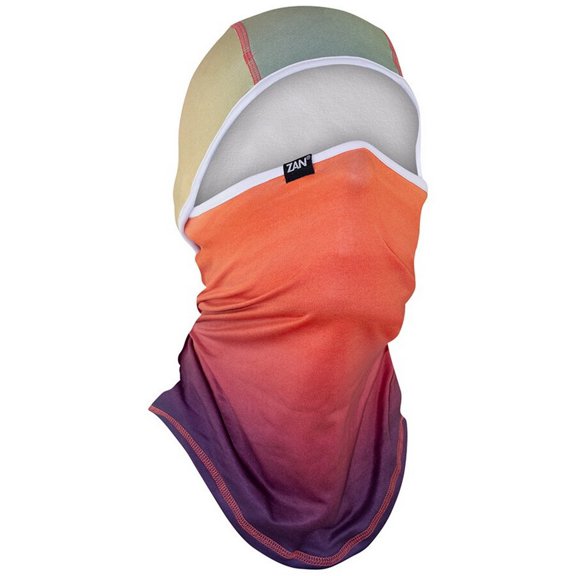 Zan Headgear SportFlex Series Convertible Balaclava (One Size Fits Most, Sunset)