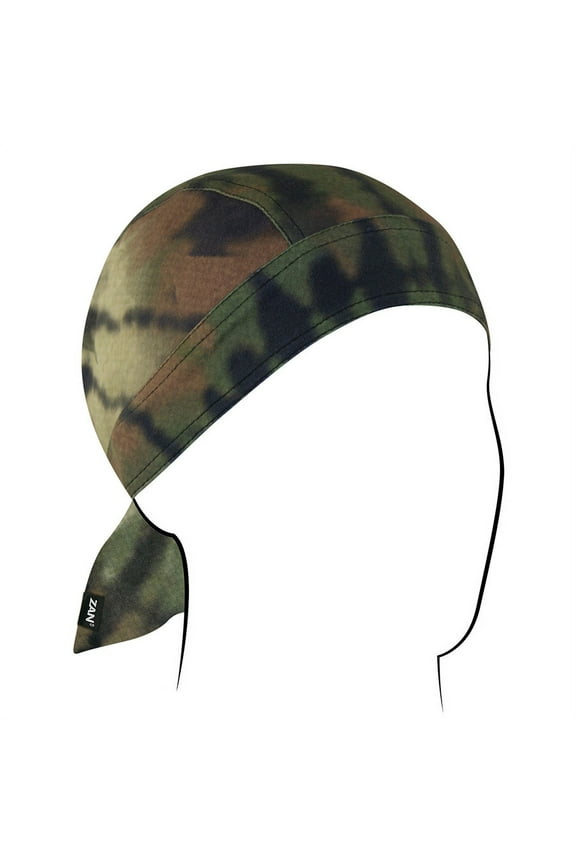 Zan Headgear Sportflex Flydanna Headwrap Woodland Camo Tie Dye