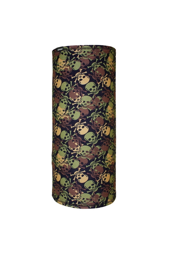 Zan Headgear Sportflex Motley Tube Allover Skull Camo