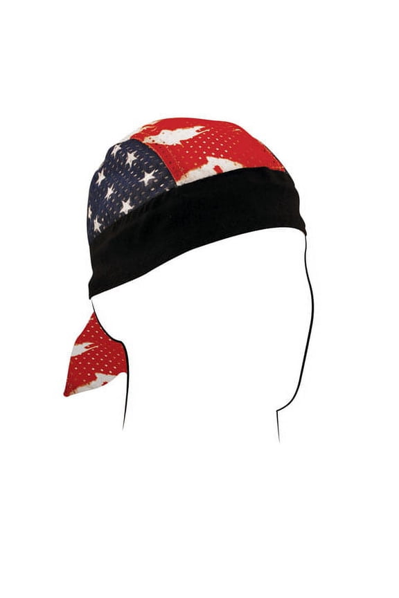 Zan Headgear Vented Sport Flydanna Sport Patriot (OSFM, Red Sport Patriot)