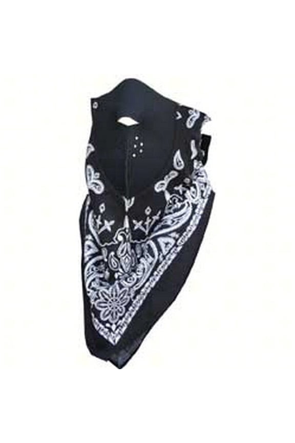 Zan Headgear Paisley Neodanna Black Paisley