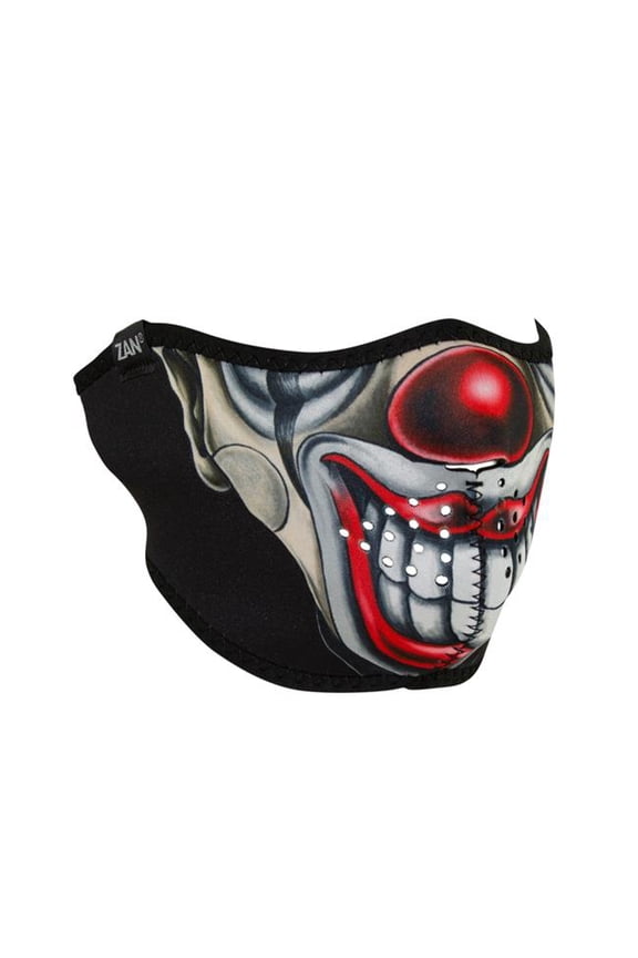 Neoprene Half Face Mask Chicano Clown