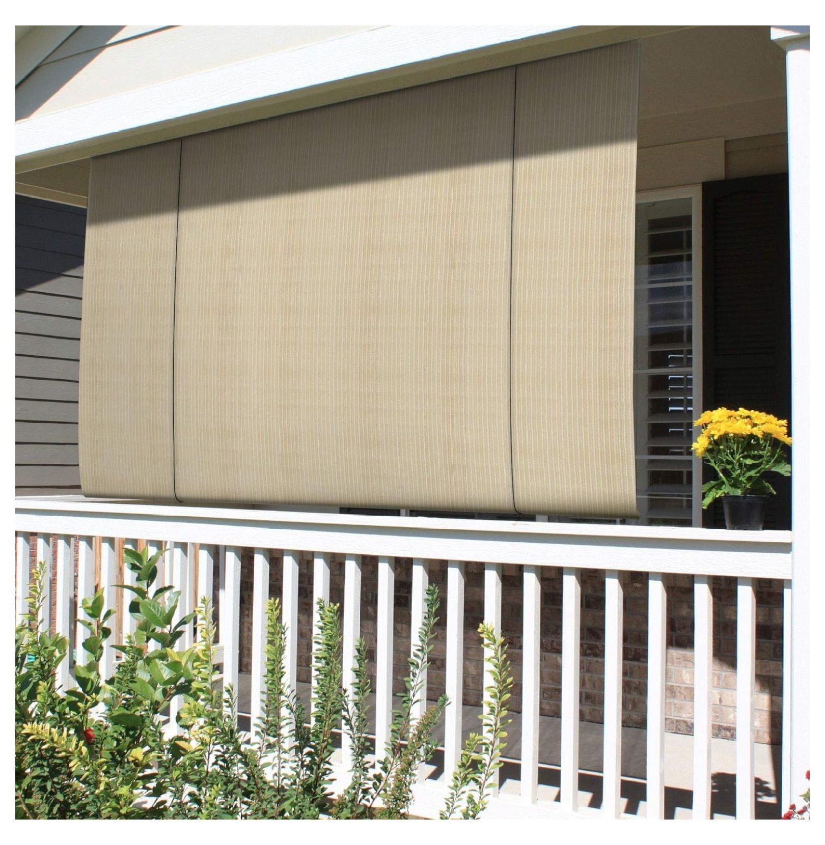 ZanQee Paradise Shades Roll Up Outdoor 7 Wx8 5 H Shade Exterior ZanQee zanqee-paradise-shades-roll-up-outdoor-7-wx8-5-h-shade-exterior-zanqee