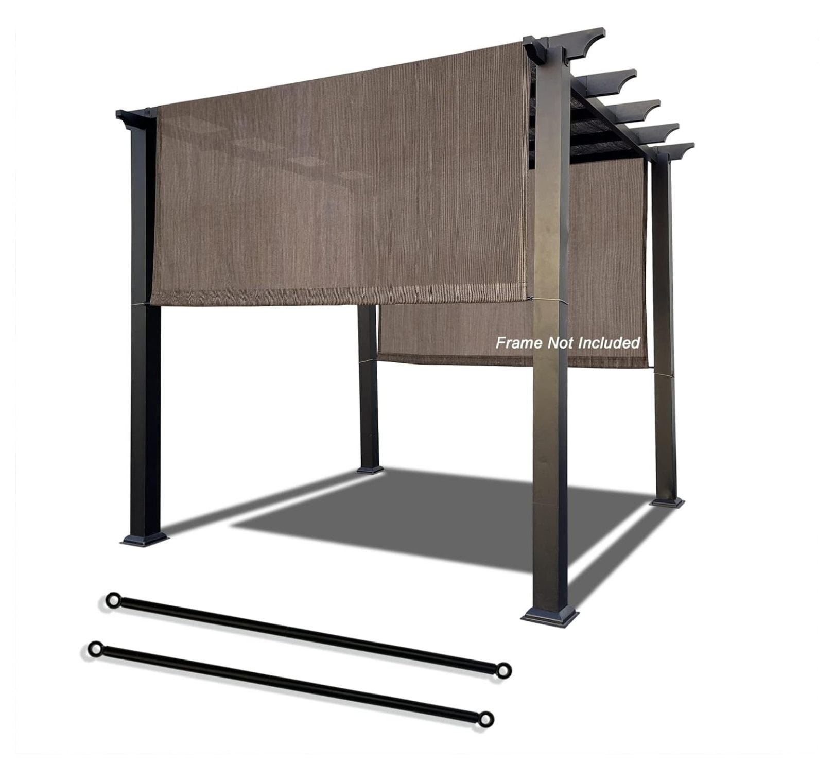 ZanQee Universal Breathable Pergola Shade Cover Pergola Replacement