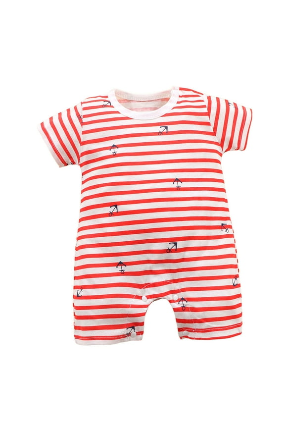 Baby Clothes Baby Bodysuits Soft Cotton Summer Clothes for Newborn Infant Boy and Girl 18-24 Months,Hot Pink
