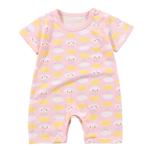 Zanarzt Baby Clothes for Boys Toddler Clothing Cotton Crawling Suits Cute Romper Bodysuit Baby Clothes Yellow,18-24 Months