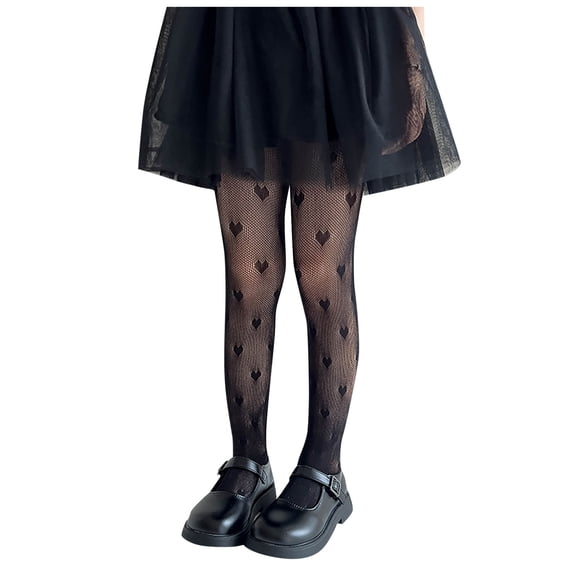 Zanarzt Baby Girls Tights Thick Leggings Children's Tights Kids' Lace Tights Stockings Girls New Tights Formal School Tights Black,0-4 Years