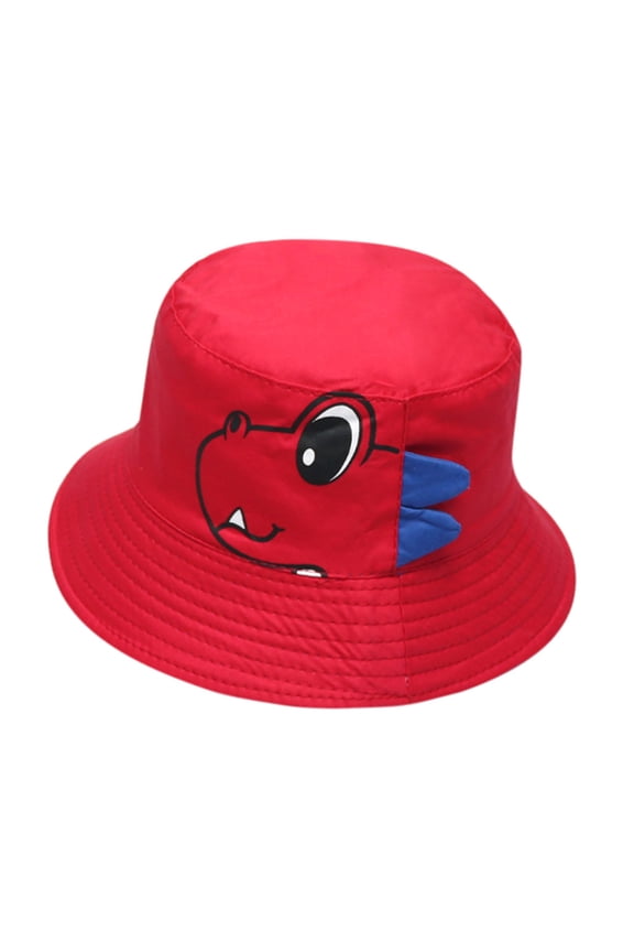 Baby Hat Baby Boy Hats Soft Cotton Sunhat Beach Bucket Cap Sun Protection Hat Red,1-4 Years