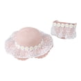 thumbnail image 1 of Zanarzt Beach Hat Toddler Girls Straw Hat and Shoulder Bag Set Daisy Flower Beach Cap Wide Brim Summer Sun Hat Foldable Hat Pink,One Size, 1 of 8