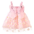 thumbnail image 1 of Zanarzt Birthday Dress Toddler Infant Baby Girl Ruffle Dress Heart Print Tulle Dress Cute Summer Clothes Yellow,12-24 Months, 1 of 6