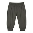 thumbnail image 1 of Zanarzt Boys Light Cotton Jogger Pants Boys Athletic Sweatpants Athletic Basic Jogger Pants for Boys Back to School Clothes Dark Gray,3-6 Months, 1 of 6