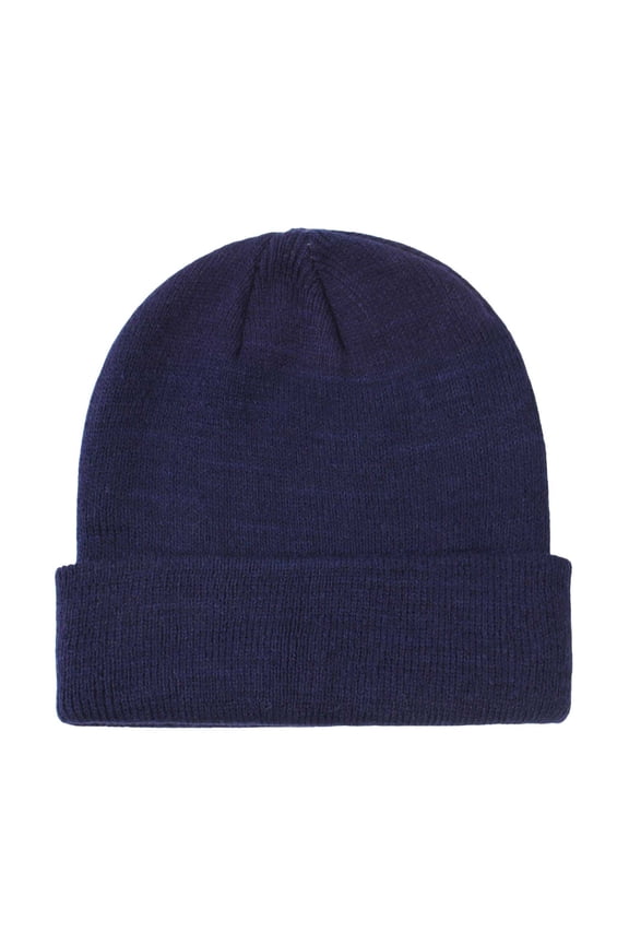 Cute Beanie Children Kids Baby Girls Outdoor Warm Cozy and Stylish Winter Hat Knitted Head Cover Cold Weather Navy,0-2 Years