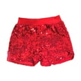 thumbnail image 1 of Zanarzt Girls Athletic Shorts Toddler Baby Girl Shorts Girls Shorts Summer Casual Ruffle Cotton Baby Shorts Red,2-5 Years, 1 of 3