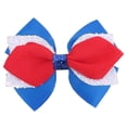 thumbnail image 1 of Zanarzt Girls Bows Independence Day Hair Bow Flag Bowknot 4th Of July Hair Bow Pin Bow Hair Hairpins 250 Anniversary Hair Bow Clips White,3-12 Years, 1 of 6