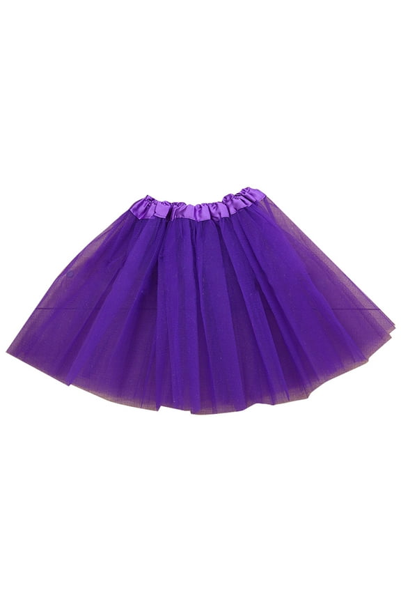 Girls Skirt Tutu for Toddler Baby Girls Tutu Skirt Princess Fluffy Soft Tulle Ballet Birthday Party Pettiskirt Purple,2-8Years