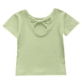 thumbnail image 1 of Zanarzt Girls T Shirts Crewneck Summer Short Sleeve Toddler Shirt Baby Girl Outfit Shirt Birthday Girl T Shirt Summer Cotton Tee Top Green,6-12 Months, 1 of 6