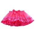 thumbnail image 1 of Zanarzt Girls Tutu Bowknot Skirt Layered Tulle Girl Tutu Skirts, Baby Girls Tutu Skirt Princess Dancing Skirt Tulle Ballet Hot Pink,5-8 Years, 1 of 4