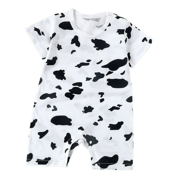 Zanarzt Baby Girl Romper Unisex Baby Boy Girl Rompers Short Sleeve One Piece Jumpsuits Clothes Black,18-24 Months
