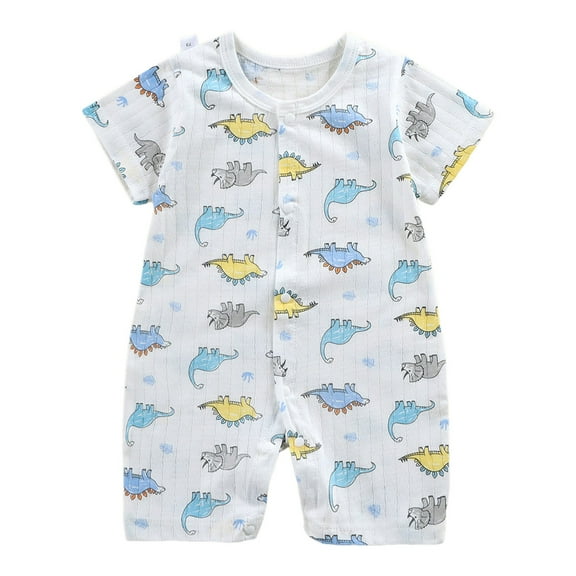 Zanarzt Infant Bodysuit Short Sleeve Boy Baby Bodysuit Boy Girl Clothes Soft Newborn Infant Outfit Short Sleeve Romper Sky Blue,0-6 Months