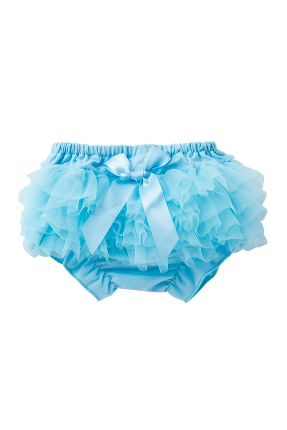 Girl Cotton Shorts Baby Girls Boys Pants Cotton Cute Floral Bloomers Triangle Shorts Blue,12-24 Months