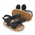 thumbnail image 1 of Zanarzt Sandals Baby Boys Girls Summer Sandals Outdoor Beach Anti Slip Rubber Soft Sole Toddler First Walker Shoes Black,US 5, 1 of 6