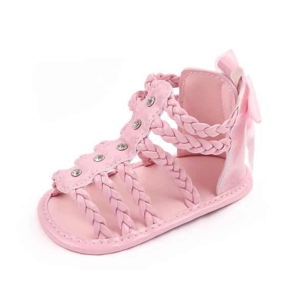 Zanarzt Summer Sandals Boys Baby Girl Boy Sandals Comfort Summer Outdoor Casual Beach Shoes Anti Slip Rubber Sole Toddler Prewalker First Walking Shoes Pink,US 4