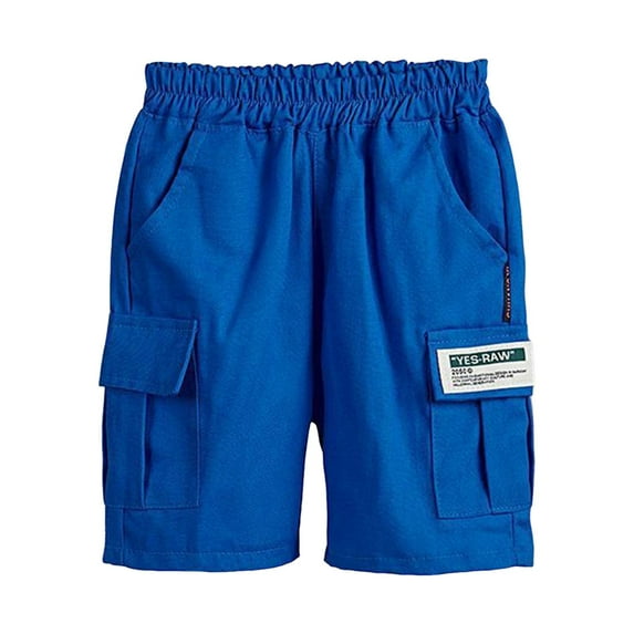 Zanarzt Kids Athletic Shorts Boys Toddler Boys Comfortable Soft Summer New Sports and Casual Shorts Blue,4-5 Years