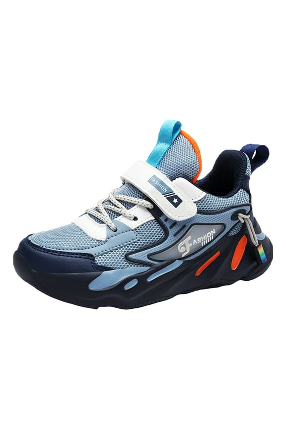 Kids Athletic Sneakers Kids Shoes Running Shoes Girls Boys School Students Sports Shoes Spring and Autumn Casual Shoes Light Blue,US 11.5