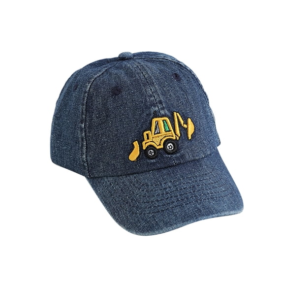 Zanarzt Kids Baseball Hats Boys Tollder Baseball Cap Kids Baseball Hat Adjustable Washed Cotton Hat for Boys Girls BU1,2-5 Years