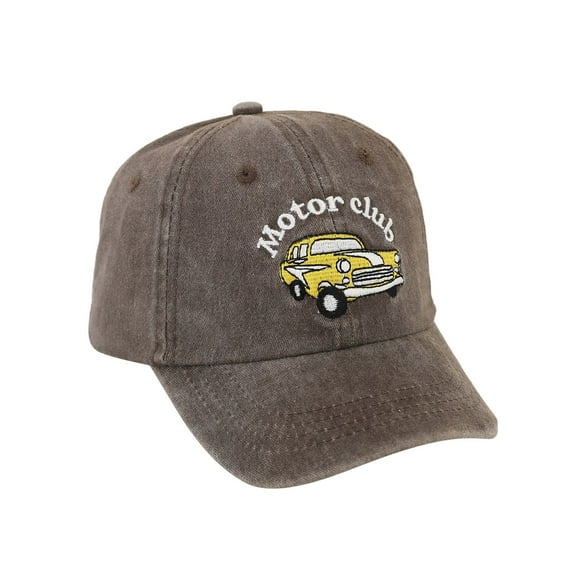 Zanarzt Kids Cap for Toddler Girls Boys Girls Caps Baby Baseball Caps Cotton Toddler Kids Hat Spring Summer Coffee,One Size