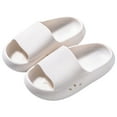 thumbnail image 1 of Zanarzt Kids Slippers Summer Toddler Baby Girls Slipper Open Toe Flat Slides Comfort Summer Outdoor Casual Beach Slippers for Kids White,US 13, 1 of 5