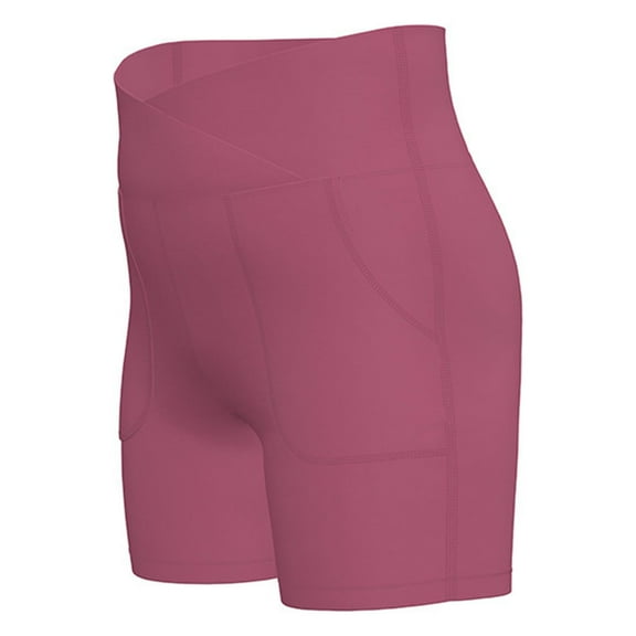 Zanarzt Kids Sport Shorts Girls Athletic Biker Shorts Kids Teen High Waist Active Dance Yoga Running Soft Pink,11-12 Years