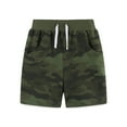 thumbnail image 1 of Zanarzt Little Boy Active Shorts Toddler Boy Shorts Baby Boy Cotton Shorts Soft Casual with Drawstring Boys Clothes for Summer Green,5 Years, 1 of 3